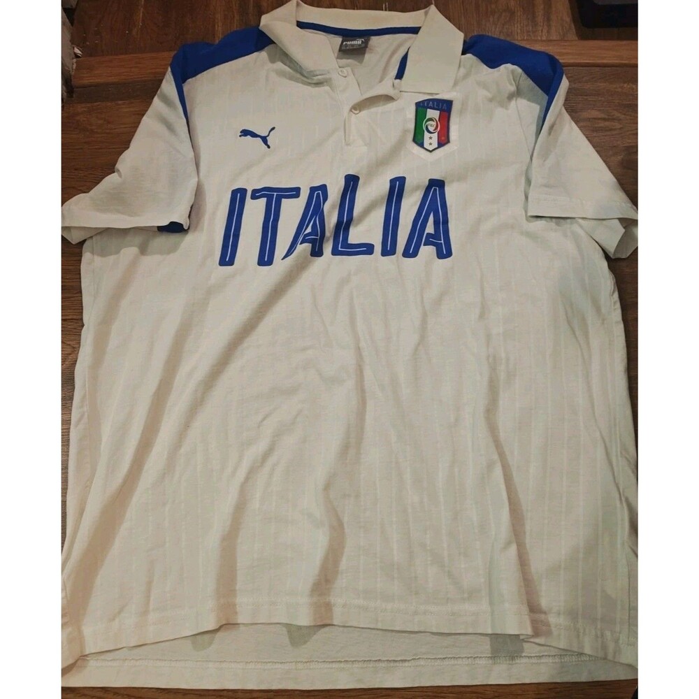 Puma Italy ITALIA National Soccer Jersey Polo 2016-2017 Football Men's XXL